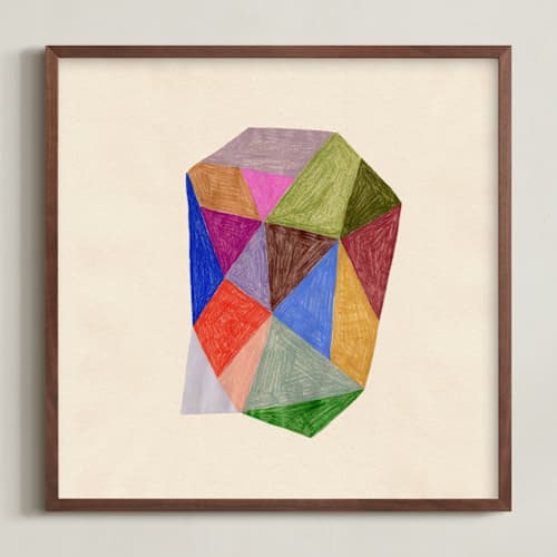 This is a rainbow art with standard by Kelly Watkins called prism 1