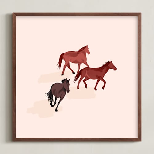 This is a cream kids wall art with standard by Gabrielle Neil called howdy partner 2