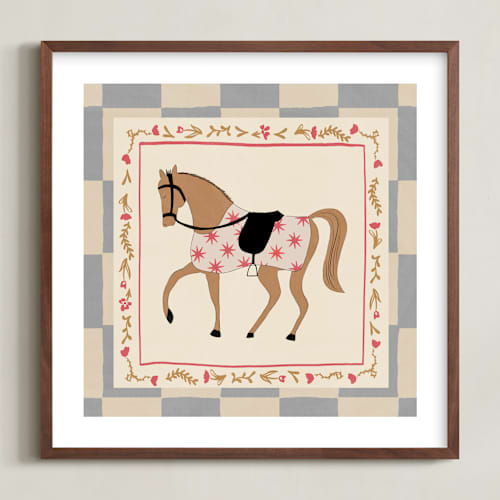 This is a sky nursery wall art with standard by Maja Cunningham called dream pony