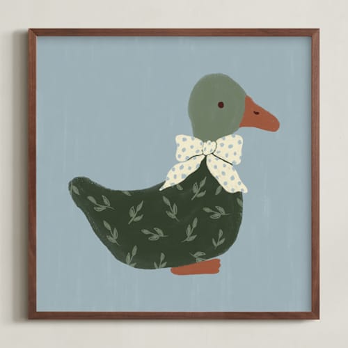 This is a sky nursery wall art with standard by Rachel Mattern called kindred friends 1