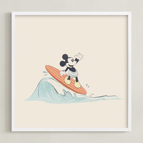 This is a sand disney art with standard by Sabrin Deirani called disney's mickey: a day by the sea 2