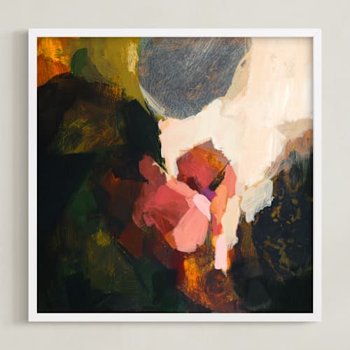 This is a rose art with standard by Wendy Keller called square abstract 2