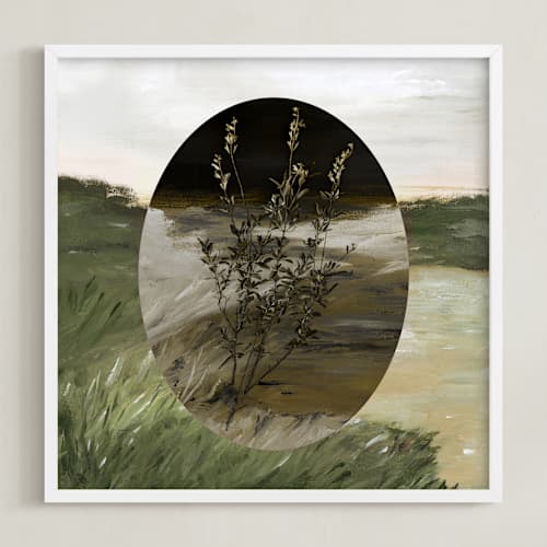 This is a moss art with standard by Maja Cunningham called seasons change
