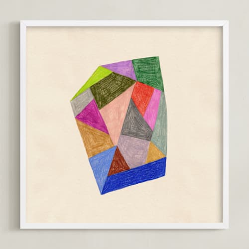 This is a rainbow art with standard by Kelly Watkins called prism 2