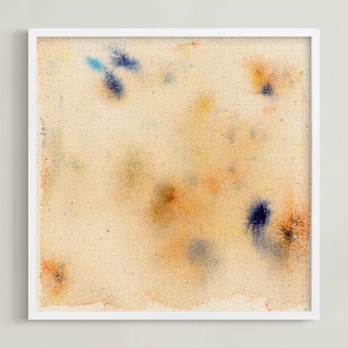 This is a sunrise sky orange art with standard by Christina Flowers called abstract sunrise 1