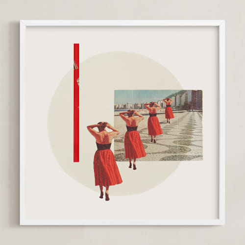 This is a red dress art with standard by Kamala Nahas called well red