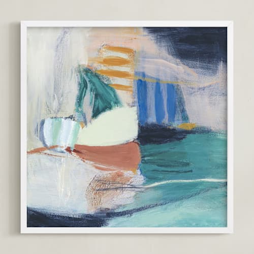 This is a soft rainbow art with standard by Mary Gaspar called into the light 
