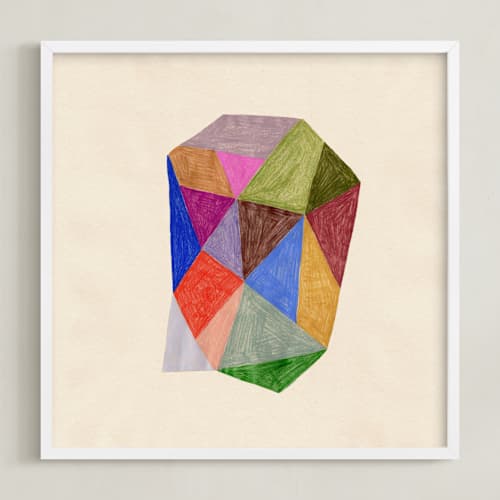 This is a rainbow art with standard by Kelly Watkins called prism 1