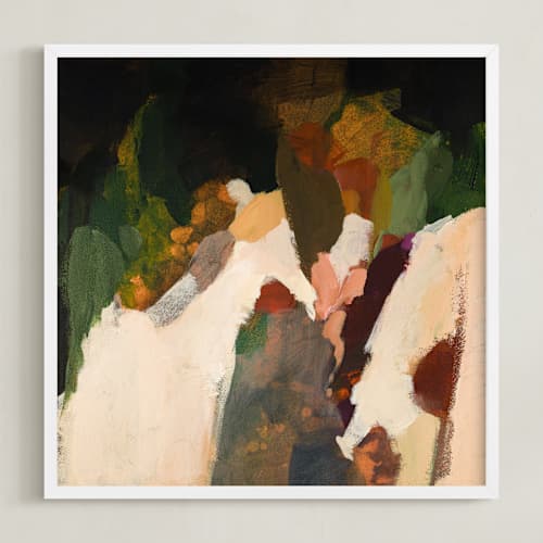 This is a moss art with standard by Wendy Keller called square abstract 1