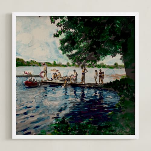 This is a water art with standard by Sumak Studio called color photography: lake