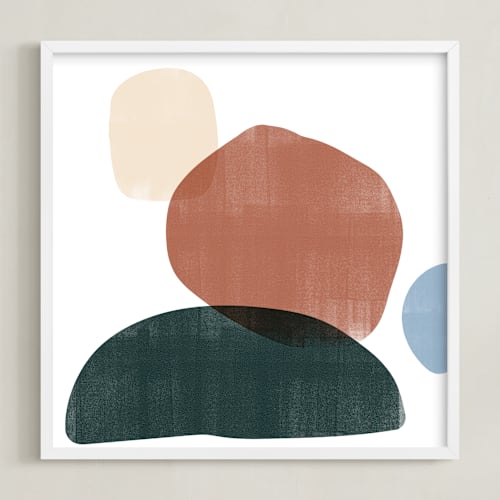 This is a white art with standard by Lindsay Stetson Thompson called offset