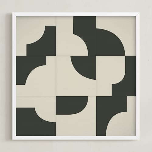 This is a vintage art with standard by Jennifer Morehead called off the grid 03