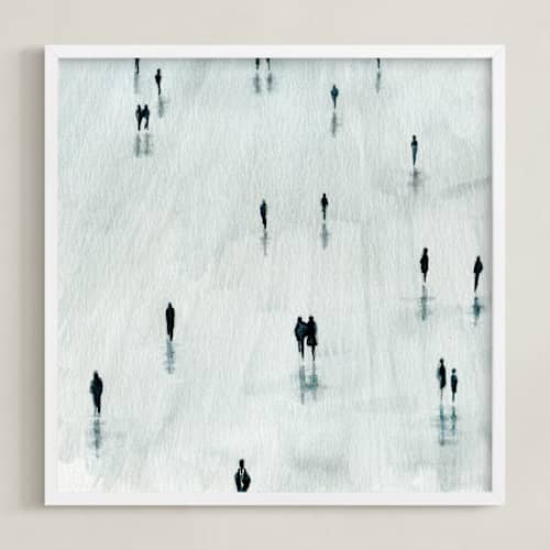 This is a grey art with standard by Lulaloo called sombras