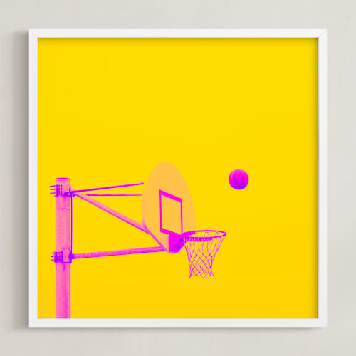 This is a sugar rush kids wall art with standard by Tania Medeiros called court pop 3