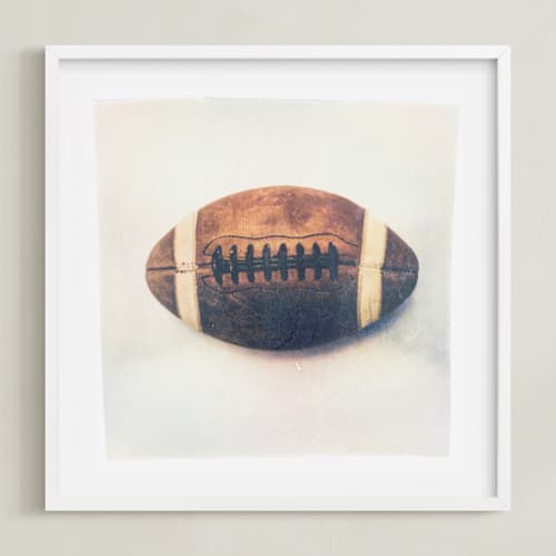 This is a vintage nursery wall art with standard by Kamala Nahas called lifted sports 3