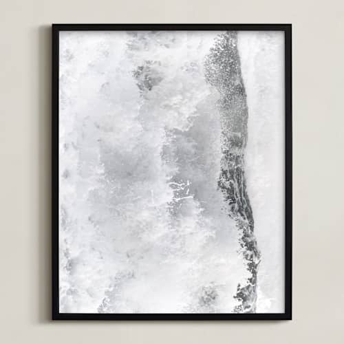 This is a monochrome art with standard by Kamala Nahas called rush ii