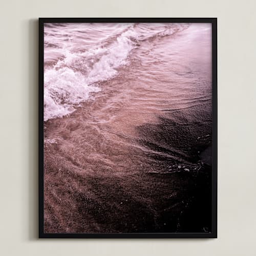 This is a copper art with standard by Karly Rose Sahr called black sand i