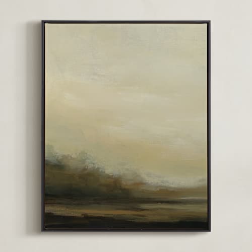 This is a beige art with standard by Haley Knighten called slow evening 1
