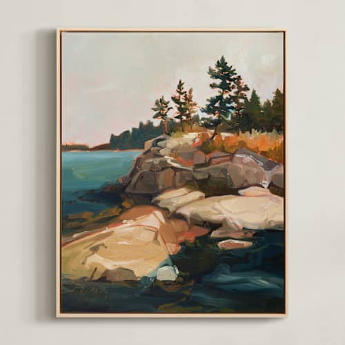 This is a ocean blue art with standard by Jess Franks called no one else