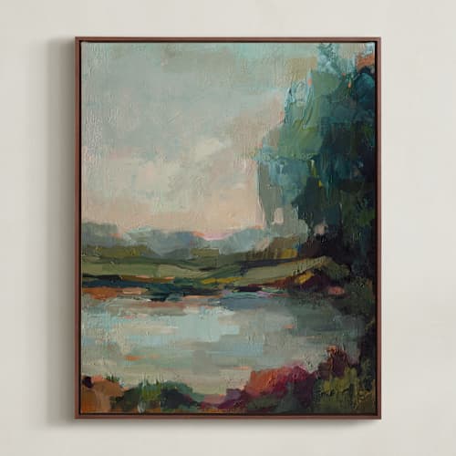 This is a lagoon art with standard by Wendy Keller called lagoon 2
