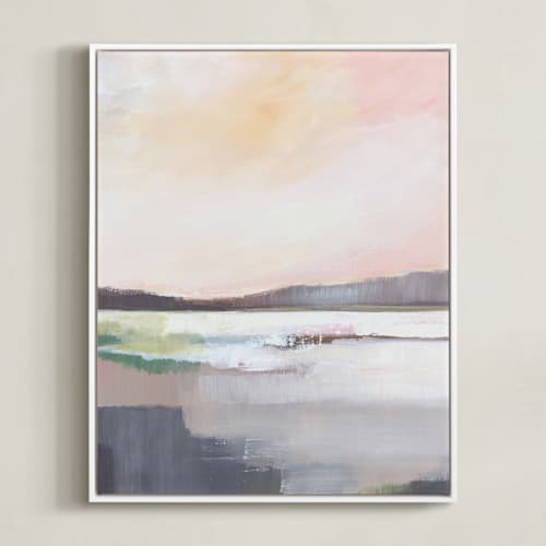 This is a earth art with standard by AlisonJerry called sunrise in white