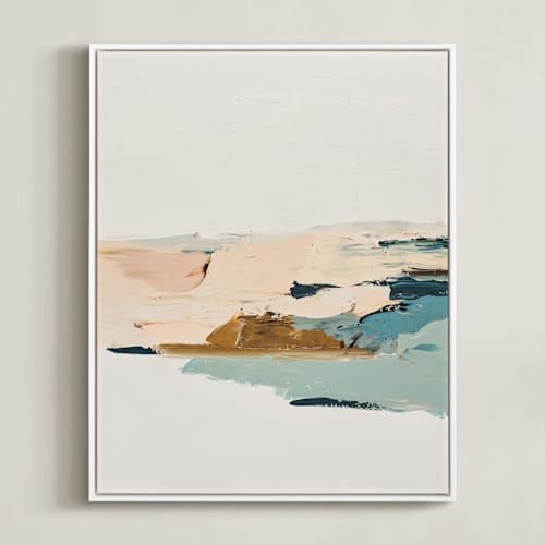 This is a shell art with standard by Caryn Owen called come ashore