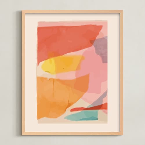 This is a orangesque art with standard by Stefania Copertini called tissues i