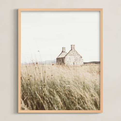 This is a wheat art with standard by Kamala Nahas called highland prairie ii