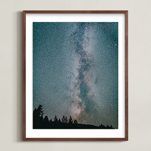 This is a night sky art with standard by Rob Wilson called light in the darkness