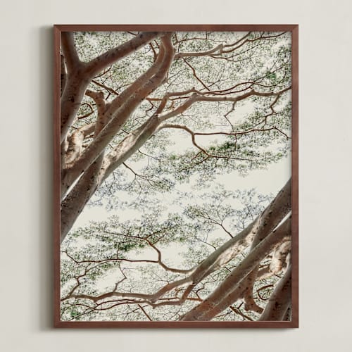 This is a woodland green art with standard by Alicia Abla called tapestry i