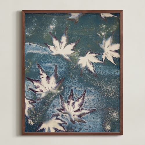 This is a lake teal art with standard by Courtney Crane called reverie i