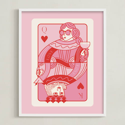 This is a bubblegum photos to art with standard by Jenna Holcomb called the king and queen: custom print