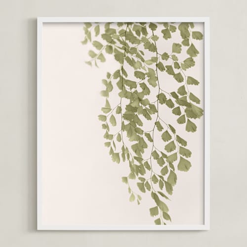This is a olive branch art with standard by Eliane Lamb called softness