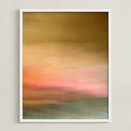 This is a amber art with standard by Laura Bolter called prairie