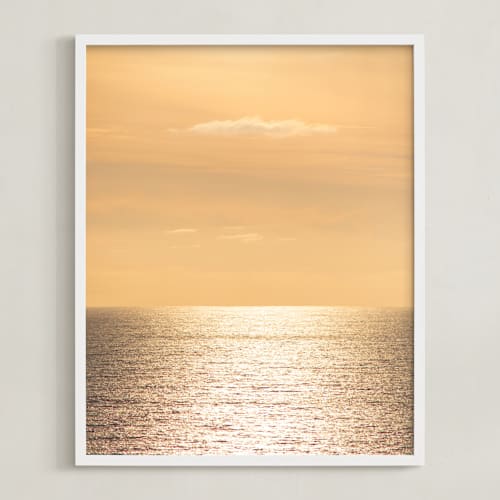This is a golden yellow art with standard by Lisa Sundin called the golden hour