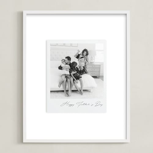 This is a noir photo art with standard by Minted called framed photo: classic snap