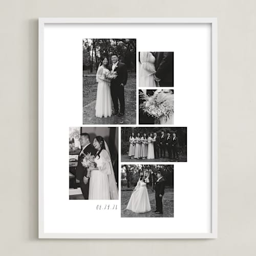 This is a diamond photo art with standard by Hooray Creative called framed photo: six photo