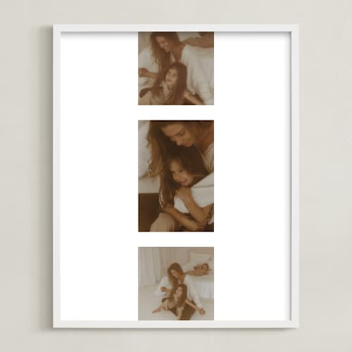 This is a cotton photo art with standard by Angela Thompson called framed photo: triple gallery