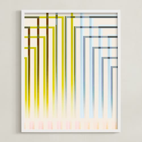 This is a olive art with standard by Jen Florentine called meeting place