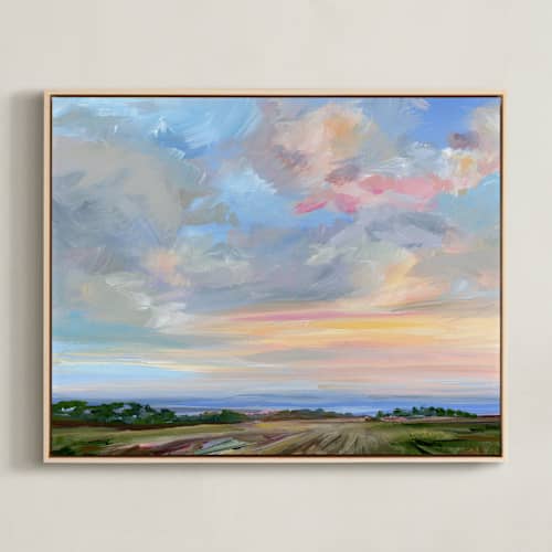 This is a sunset art with standard by Nicole Walsh called sunlit