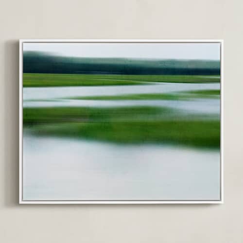 This is a green apple art with standard by Debra Pruskowski called lush glades l