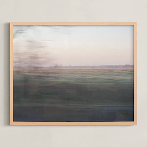 This is a dawn art with standard by lulu and isabelle called dawn on the go