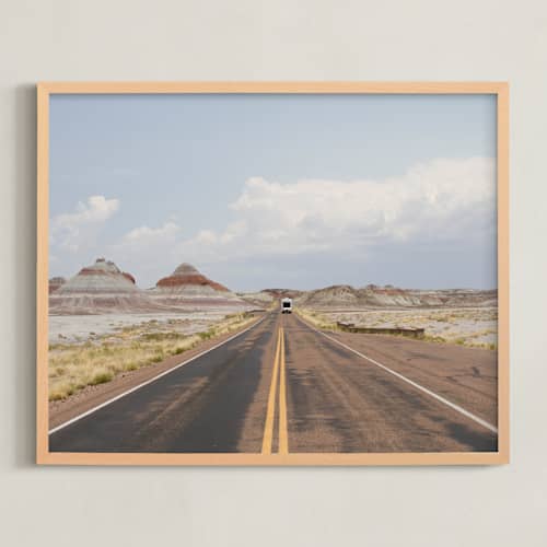 This is a earth and sky art with standard by Kaitlin Rebesco called route 66