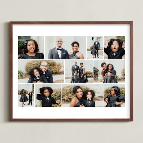 This is a snow photo art with standard by Leah Bisch called framed photo: eleven photo