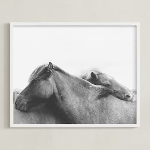 This is a steel grey art with standard by Alicia Abla called always