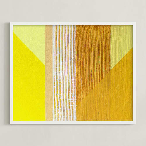 This is a yellows art with standard by Jen Florentine called hues