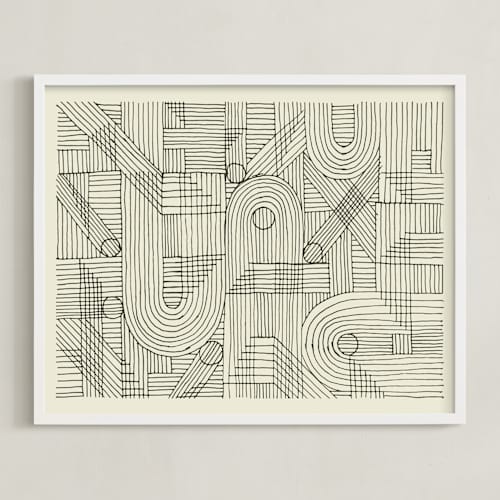 This is a charcoal art with standard by Katie Zimpel called sketchy pattern
