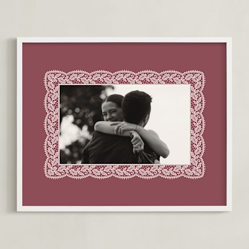 This is a dusty rose photo art with standard by Erica Krystek called chantilly: landscape