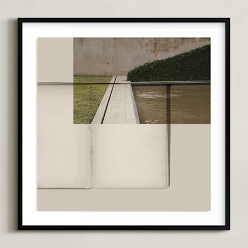 This is a lawn art with standard by Maja Cunningham called juxtaposed