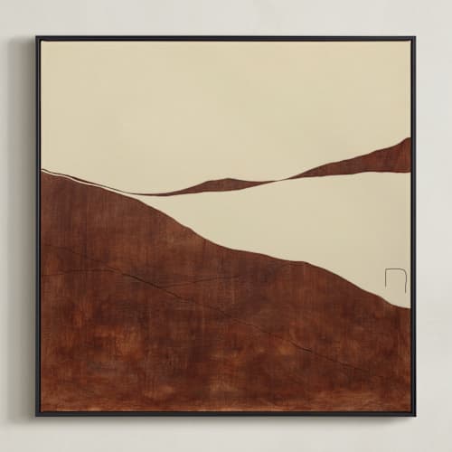This is a oxide echo art with standard by Tania Medeiros called eroded horizon